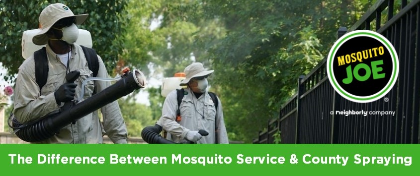 What’s the Difference Between Mosquito Service and County Spraying?